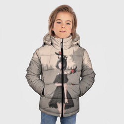 Куртка зимняя для мальчика Secre Swallowtail, цвет: 3D-черный — фото 2