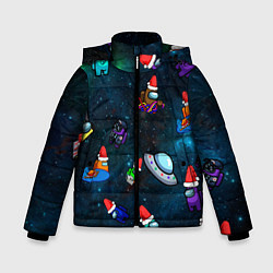 Куртка зимняя для мальчика Among Us 2021, цвет: 3D-красный