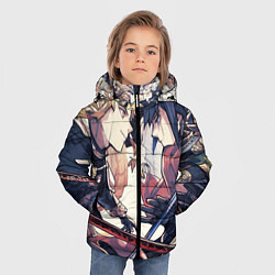 Куртка зимняя для мальчика Два Клинка, цвет: 3D-красный — фото 2