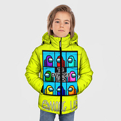 Куртка зимняя для мальчика The Crewmate Bunch, цвет: 3D-светло-серый — фото 2