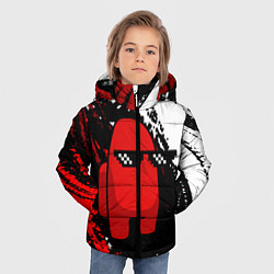 Куртка зимняя для мальчика Among Us Sus Life Imposter, цвет: 3D-черный — фото 2