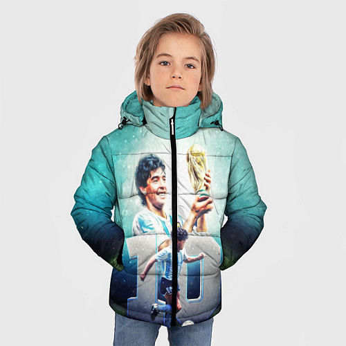 Зимняя куртка для мальчика 10 number / 3D-Красный – фото 3