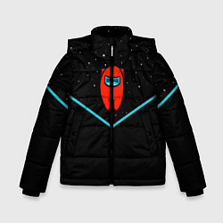 Куртка зимняя для мальчика AMONG US - Амонг Ас, цвет: 3D-черный