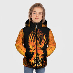 Куртка зимняя для мальчика 2 Карточка Покемона, цвет: 3D-черный — фото 2
