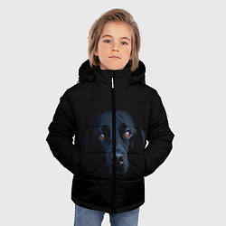 Куртка зимняя для мальчика Собака, цвет: 3D-черный — фото 2