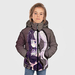 Куртка зимняя для мальчика Аниме, цвет: 3D-светло-серый — фото 2