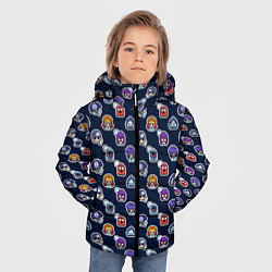 Куртка зимняя для мальчика EMOJI Brawl Stars MONOGRAM, цвет: 3D-черный — фото 2