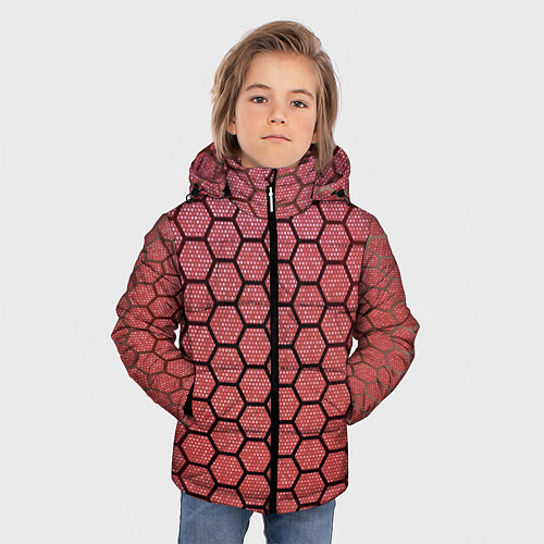 Зимняя куртка для мальчика Соты / 3D-Красный – фото 3