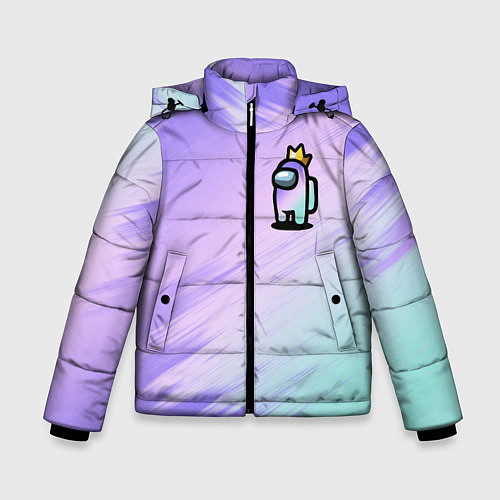 Зимняя куртка для мальчика AMONG US GRADIENT / 3D-Черный – фото 1