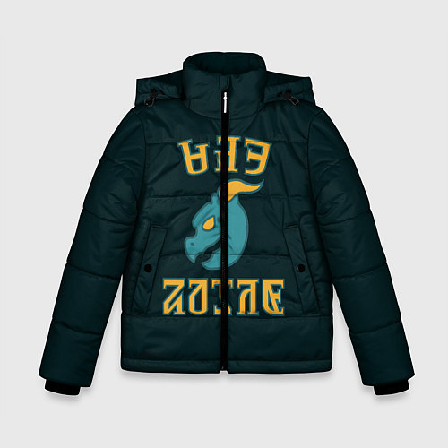 Зимняя куртка для мальчика Университет Бритчестера / 3D-Черный – фото 1