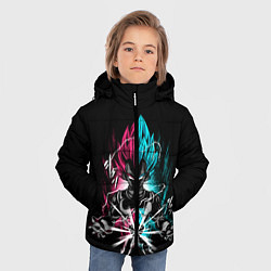 Куртка зимняя для мальчика DRAGON BALL, цвет: 3D-черный — фото 2