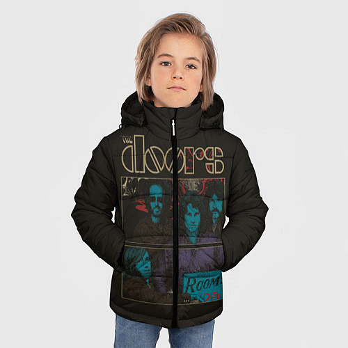 Зимняя куртка для мальчика The Doors / 3D-Красный – фото 3