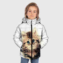 Куртка зимняя для мальчика Катёнок, цвет: 3D-красный — фото 2
