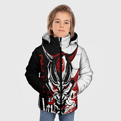 Куртка зимняя для мальчика Самурай Samurai, цвет: 3D-красный — фото 2