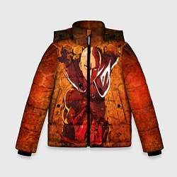 Куртка зимняя для мальчика Ванпанчмен, цвет: 3D-черный