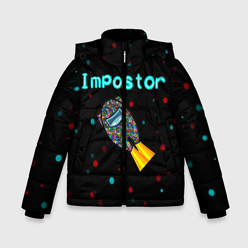 Зимняя куртка для мальчика Impostor / 3D-Черный – фото 1