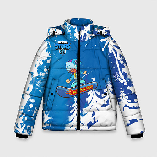 Зимняя куртка для мальчика Brawl Stars Snowboarding / 3D-Черный – фото 1
