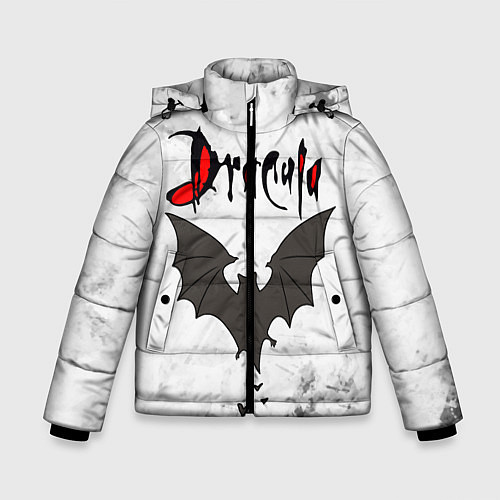 Зимняя куртка для мальчика Дракула / 3D-Черный – фото 1
