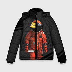 Куртка зимняя для мальчика AMONG US - Реалистичный, цвет: 3D-черный