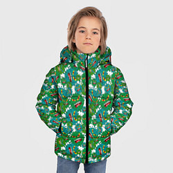 Куртка зимняя для мальчика Злой Вирус, цвет: 3D-черный — фото 2