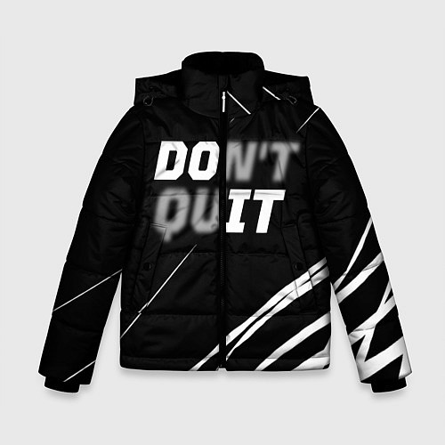 Зимняя куртка для мальчика DO IT / 3D-Черный – фото 1