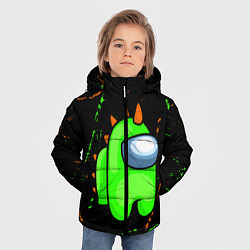 Куртка зимняя для мальчика AMONG US - FORTNITE REX, цвет: 3D-красный — фото 2