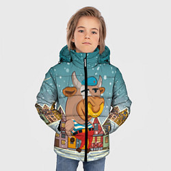 Куртка зимняя для мальчика Бык ВДВ, цвет: 3D-черный — фото 2