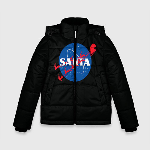 Зимняя куртка для мальчика Santa Nasa / 3D-Черный – фото 1