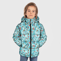 Куртка зимняя для мальчика Зимний Лес, цвет: 3D-черный — фото 2