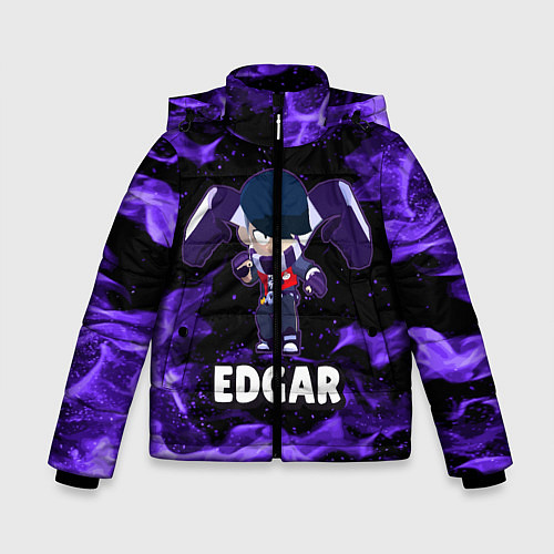 Зимняя куртка для мальчика BRAWL STARS EDGAR / 3D-Черный – фото 1