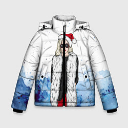 Куртка зимняя для мальчика Леди Зима, цвет: 3D-светло-серый