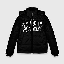 Куртка зимняя для мальчика Umbrella academy, цвет: 3D-черный