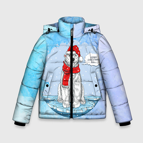 Зимняя куртка для мальчика Беляш / 3D-Черный – фото 1