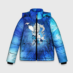 Куртка зимняя для мальчика Барбара Genshin Impact, цвет: 3D-черный