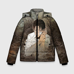Куртка зимняя для мальчика Attack on Titan, цвет: 3D-черный