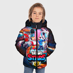 Куртка зимняя для мальчика Colette NavigatorSpace Ox Bull, цвет: 3D-черный — фото 2