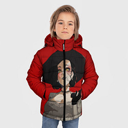 Куртка зимняя для мальчика Residen Evil Вампирша village, цвет: 3D-светло-серый — фото 2