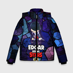Куртка зимняя для мальчика BRAWL STARS EDGAR, цвет: 3D-черный