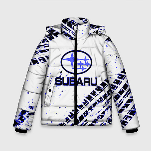 Зимняя куртка для мальчика SUBARU / 3D-Черный – фото 1