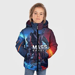 Куртка зимняя для мальчика Mass EFFECT Legendary ed, цвет: 3D-черный — фото 2