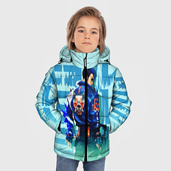 Куртка зимняя для мальчика ВАЛОРАНТ, цвет: 3D-черный — фото 2