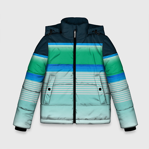 Зимняя куртка для мальчика Sea color / 3D-Черный – фото 1