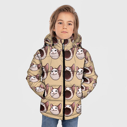 Зимняя куртка для мальчика Поп кэт / 3D-Красный – фото 3