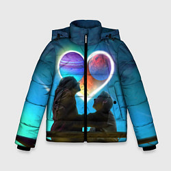 Куртка зимняя для мальчика Ваня Дмитриенко Венера-Юпитер, цвет: 3D-светло-серый