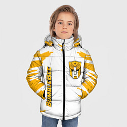 Куртка зимняя для мальчика Bumblebee, цвет: 3D-черный — фото 2