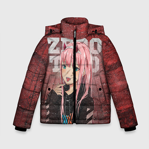 Зимняя куртка для мальчика Zero Two / 3D-Черный – фото 1