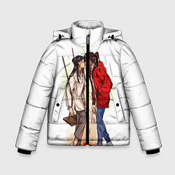 Куртка зимняя для мальчика Благословление небожителей Tia, цвет: 3D-красный