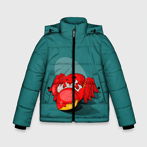 Зимняя куртка для мальчика Морской волк / 3D-Черный – фото 1