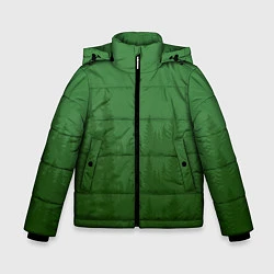 Куртка зимняя для мальчика Зеленый Лес, цвет: 3D-черный