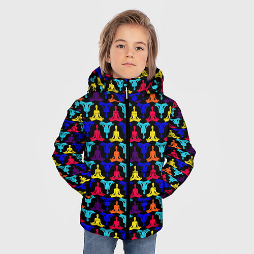 Зимняя куртка для мальчика Йога / 3D-Красный – фото 3